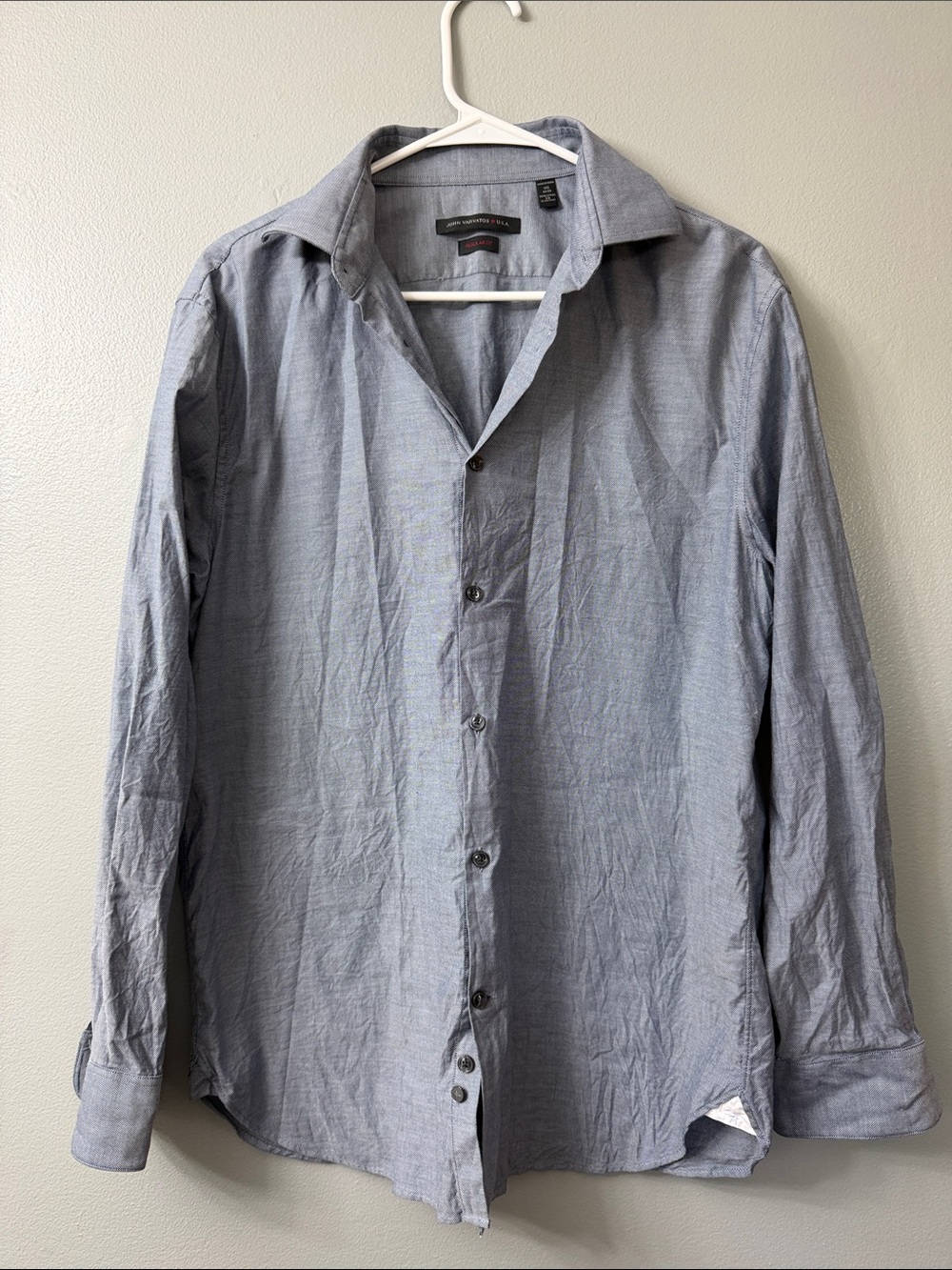 John Varvatos regular fit button down shirt 15.5